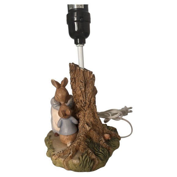 Vintage Charpente Beatrix Potter Peter Rabbit Lamp 90’s Nursery Lamp RARE - Picture 4 of 11